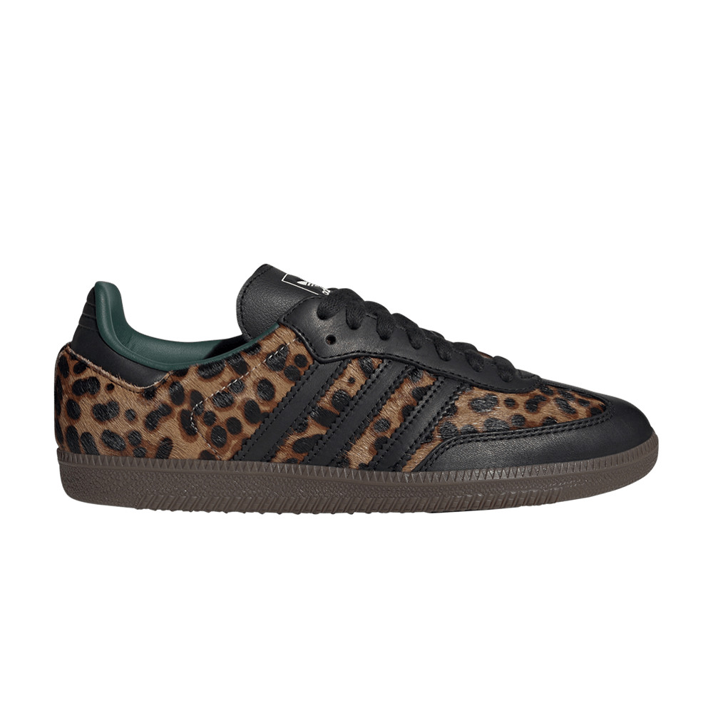Adidas Samba Leopard Black Green