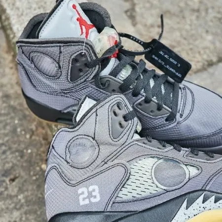 Air Jordan Air Jordan 5 Retro Off-White Black - CT8480-001